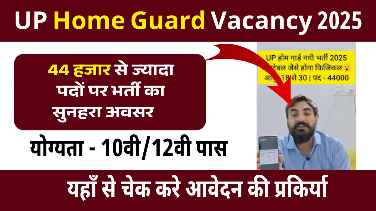 UP Home Guard Vacancy 2025